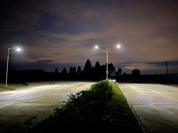 ตัวอย่างงานติดตั้งไฟโซล่าเซลล์all in one